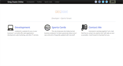Desktop Screenshot of gregdoaneonline.com